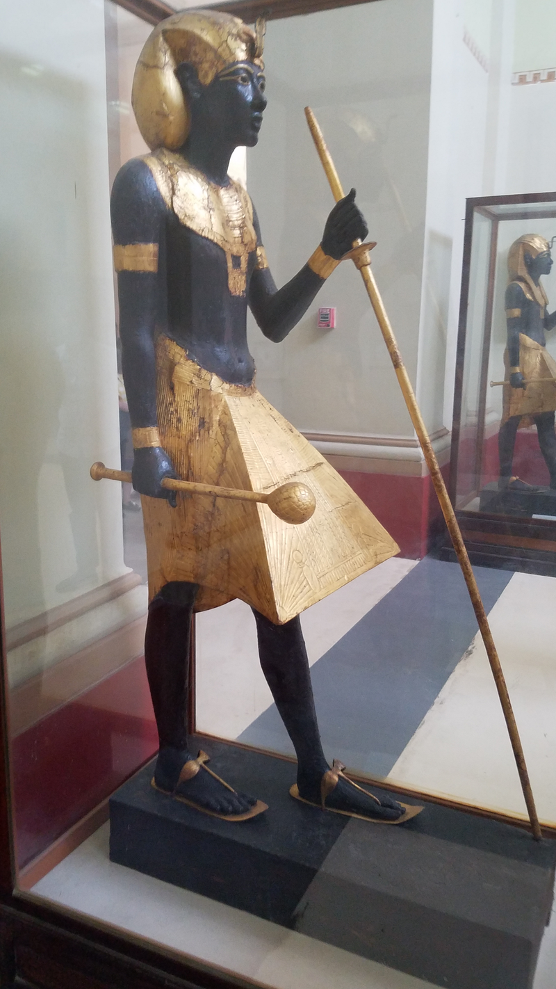 Life-size statue of King Tutankhamun.Allison Keyes/The Root